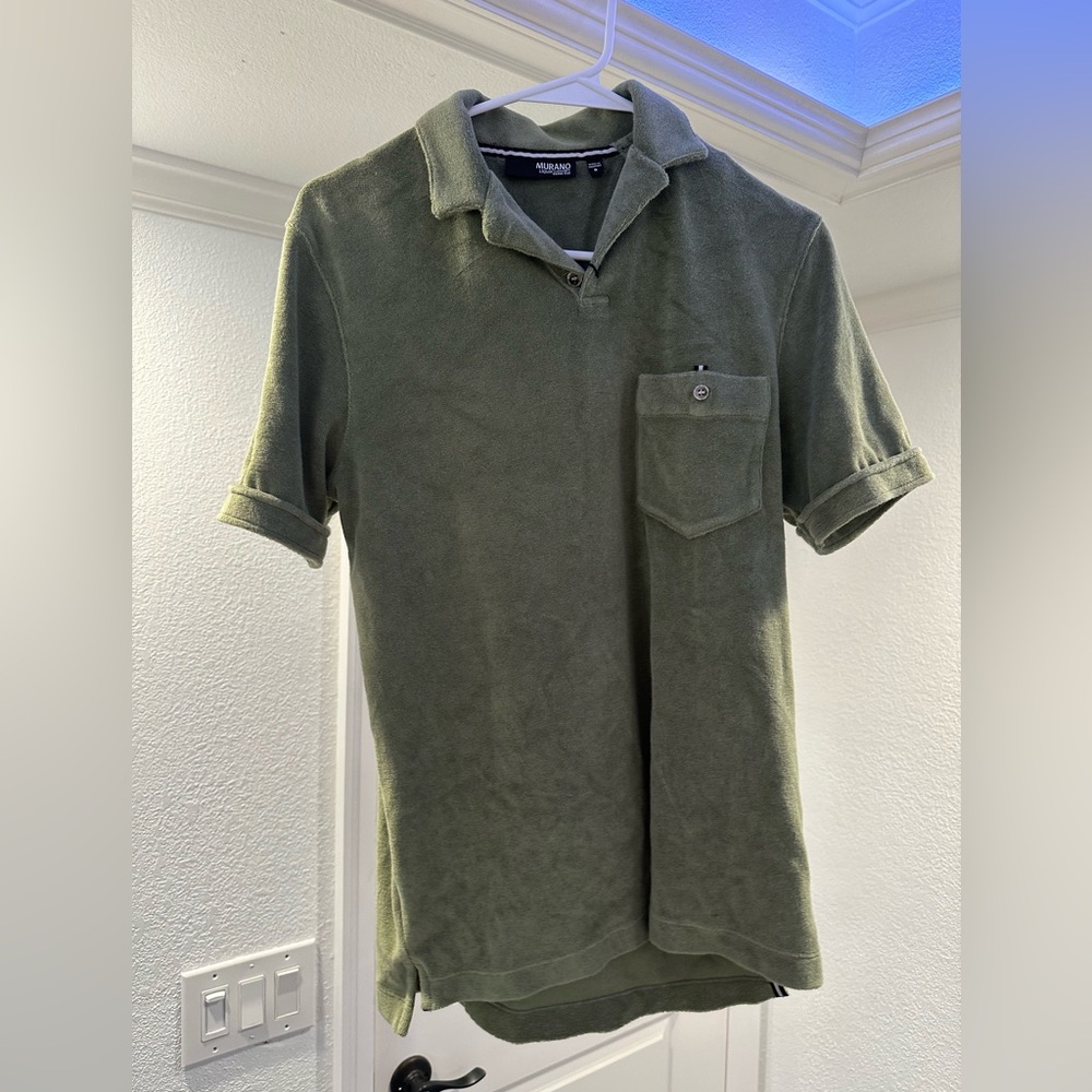 Vintage style velour shirt